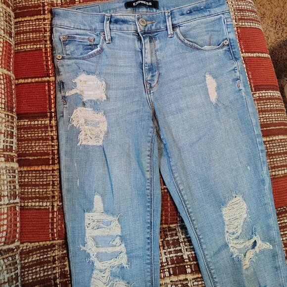 Women's Blue Jeans - Picture 2 of 4
